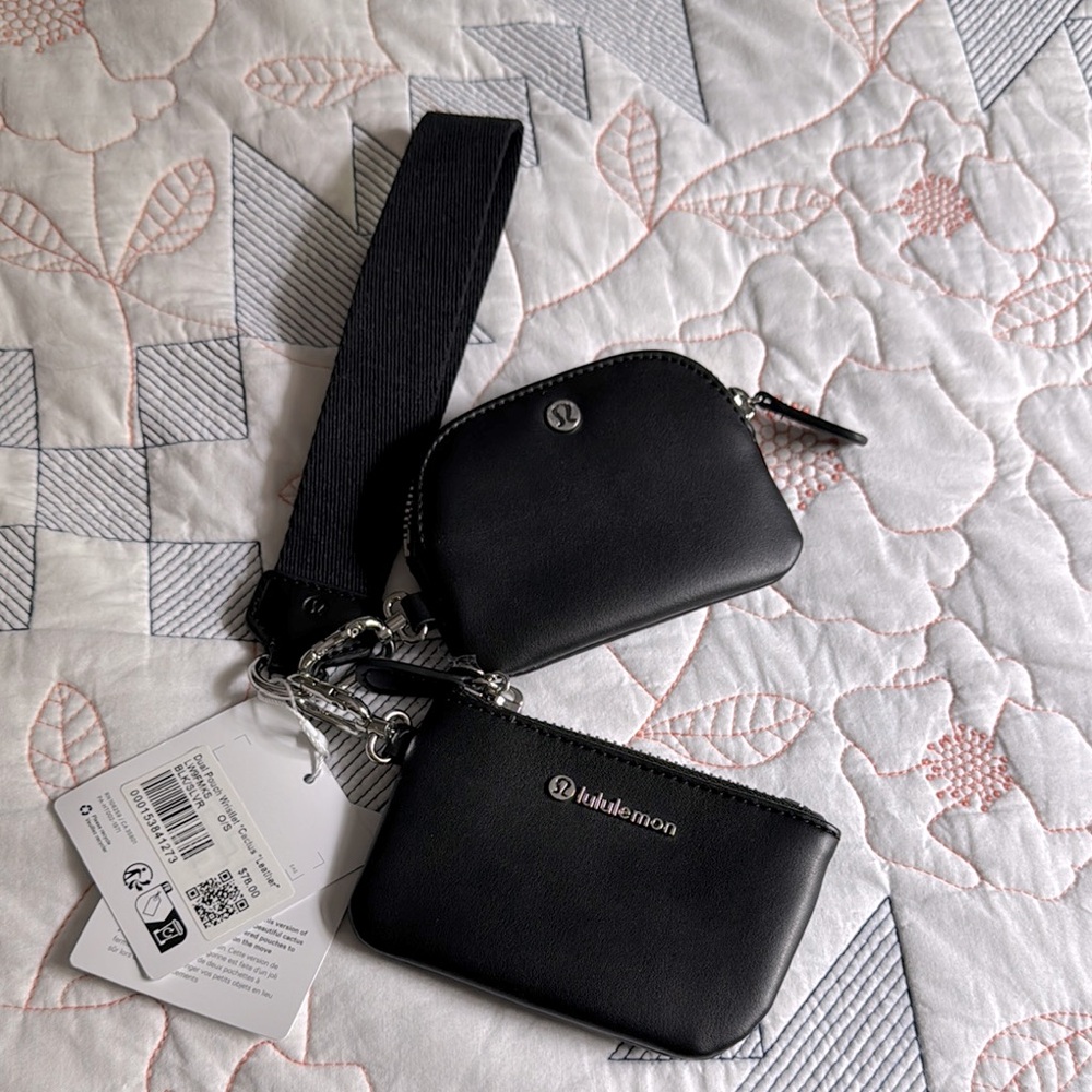 NWT LuLulemon Dual pouch wristlet